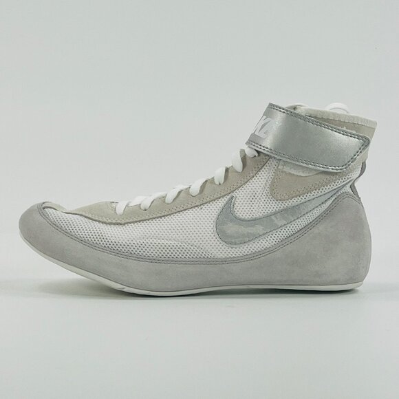 Nike Speedsweep 7 'White Metallic Silver' 366683-100 Wrestling Multi Size - Picture 4 of 10